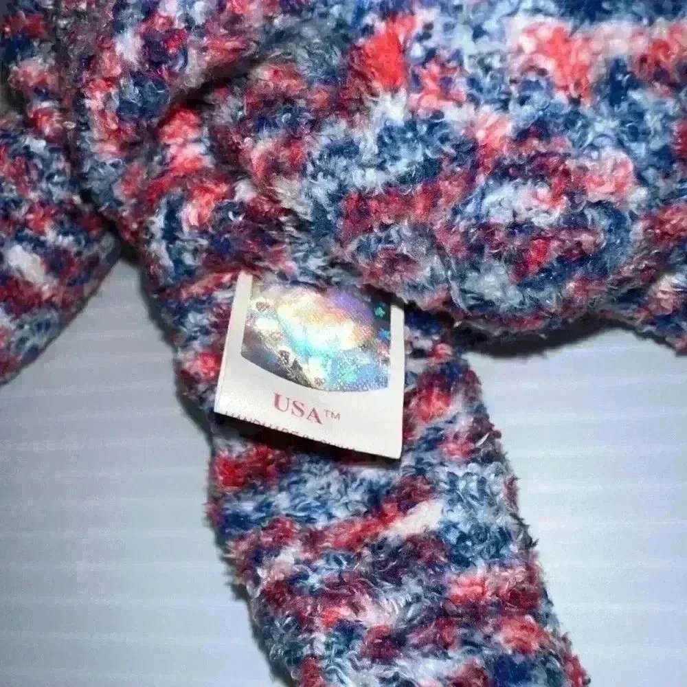 Ty Beanie Baby USA Red Blue Plush Stuffed Animal 2000 P.E. Pellets